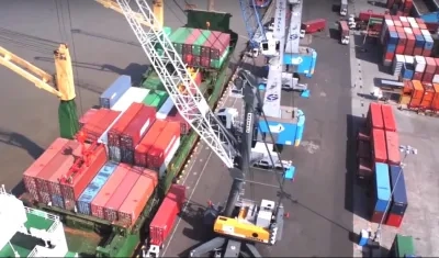 Instalaciones de la Sociedad Portuaria Regional de Barranquilla.