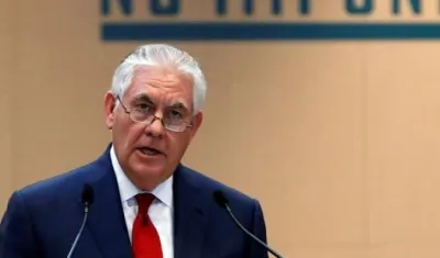 El secretario de Estado de Estados Unidos, Rex Tillerson.