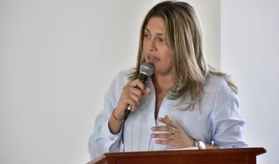 Alma Solano, secretaria de Salud distrital.