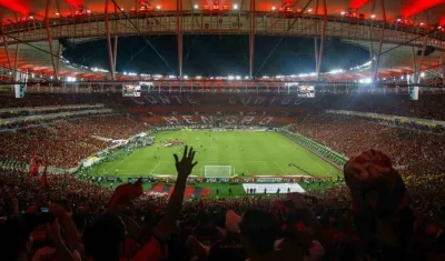 La hinchada de Flamengo es la más grande de Brasil. 