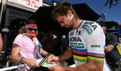Peter Sagan, triple campeón mundial de ciclismo. 