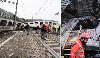 Según pasajeros,  el tren comenzó a temblar durante "tres o cuatro" minutos antes de que se produjera el siniestro.