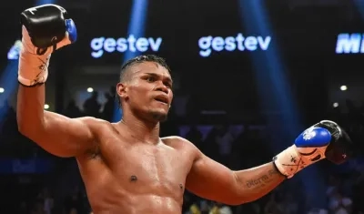 Eleider Álvarez, boxeador colombiano. 
