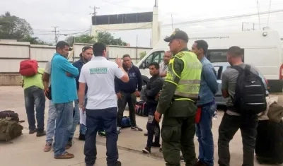 Fueron sorprendidos 14 ciudadanos venezolanos indocumentados