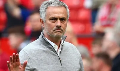 José Mourinho, técnico del Manchester United. 