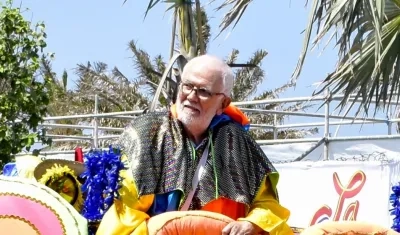 Óscar Fernández González, expresidente del Carnaval de Barranquilla y organizador de la fiesta.