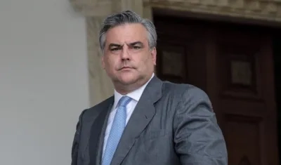 Fotografía de archivo del embajador de España en Venezuela, Jesús Silva, en la sede de la Cancillería venezolana, en Caracas.