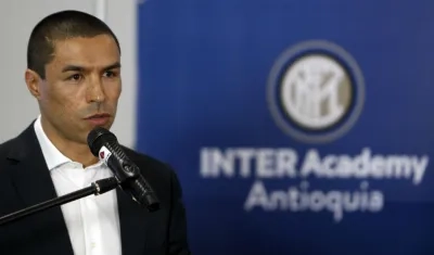 Iván Ramiro Córdoba, jugador del Inter Milán. 