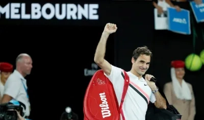 Roger Federer, tenista suizo. 