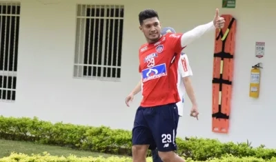 Teófilo Gutiérrez, delantero de Junior. 