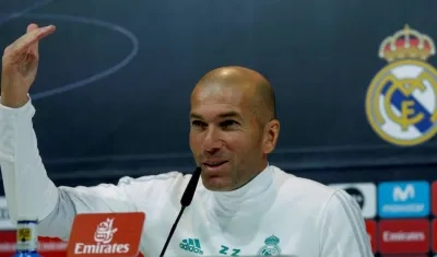 Zinedine Zidane, técnico del Real Madrid. 