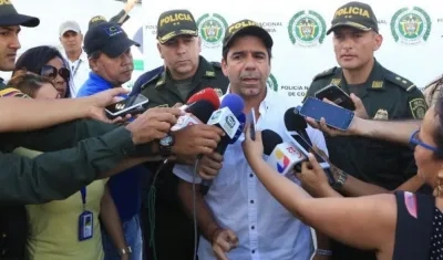 El Alcalde Alejandro Char Chaljub.