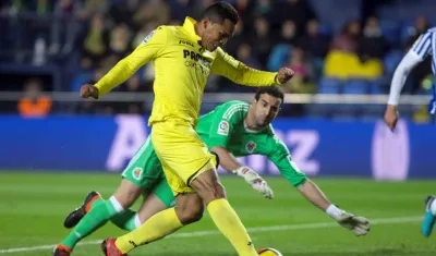 Acción del gol de Carlos Bacca. 