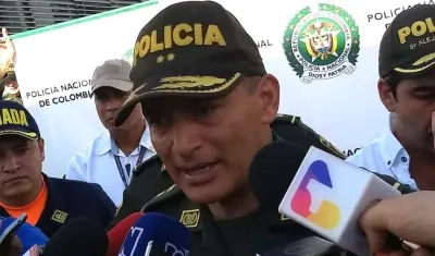 BG Mariano Botero, Comandante Policía Metropolitana de Barranquilla.