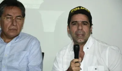 Alcalde Char junto al Fiscal Néstor Humberto Martínez.