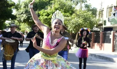 Andrea De Alba, reina del Carnaval de la 44.