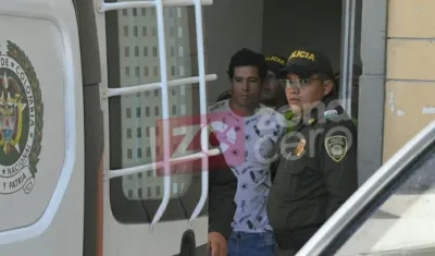 Así fue trasladado Cristian Bellón de la URI al Centro de Servicios Judiciales.