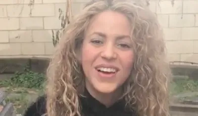 La cantante Shakira.