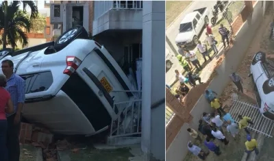 Imágenes del accidente en el edifico Torres de Montreal.