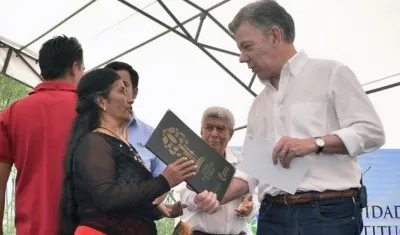 Con la restitución de tierras se les da a los colombianos víctimas de la guerra la oportunidad de que renazcan sus esperanzas..
