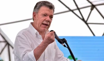 Juan Manuel Santos.