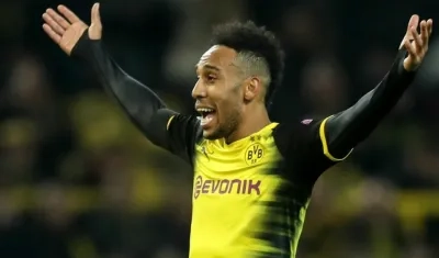 Pierre-Emerick Aubameyang, delantero gabonés. 