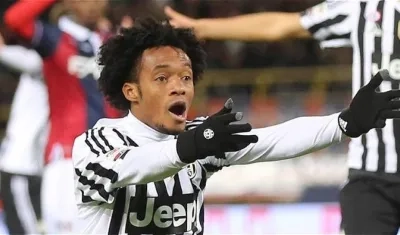 Juan Guillermo Cuadrado, jugador colombiano de la Juventus.
