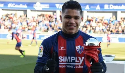 Juan Camilo 'Cucho' Hernández, jugador colombiano. 