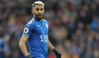 Riyad Mahre, jugador del Leicester. 
