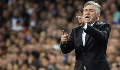 Carlos Ancelotti, técnico italiano. 