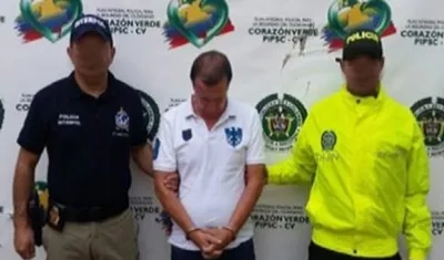  Jhon Hincapié Ramírez, de 57 años, fue entregado ayer a las autoridades colombianas.