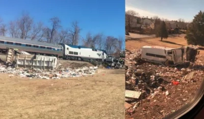 El choque tuvo lugar cerca de la localidad de Crozet, en VIrginia.