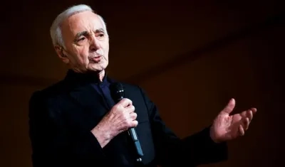  El cantante francés Charles Aznavour.