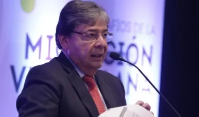 Carlos Holmes Trujillo, Canciller de Colombia.