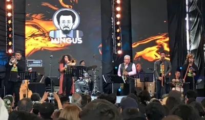 Presentación del ensamble quillero ‘Cumbia & jazz fusión’ en Jazz al Parque.