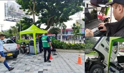 El transporte automotor es una de las principales fuentes emisoras de gases contaminantes.