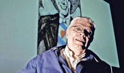 El caricaturista y artista plástico uruguayo-argentino Hermenegildo Sábat.