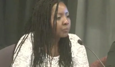 Erlendy Cuero, hermana de Bernardo Cuero el líder asesinado en Malambo.