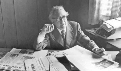 Foto de archivo de El Espectador de Guillermo Cano.