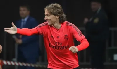 Luka Modric, jugador del Real Madrid. 