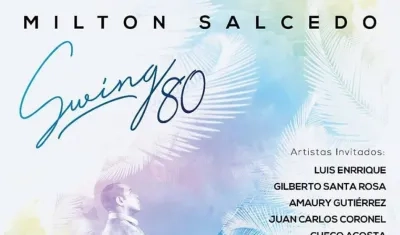 Carátula del álbum "Swing 80” de Milton Salcedo.
