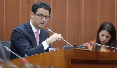 El viceministro de Hacienda, Andrés Pardo. 