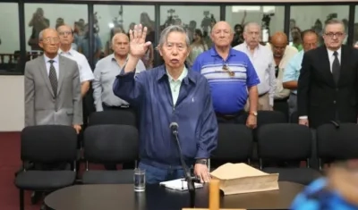 El exgobernante peruano Alberto Fujimori.