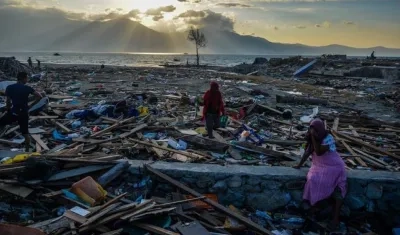 Imágenes de la tragedia. 