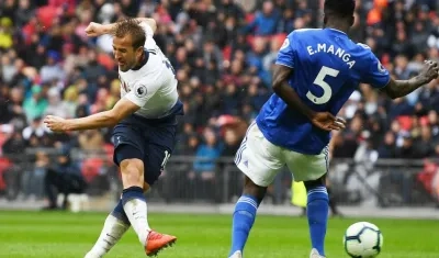 Harry Kane, delantero inglés, del Tottenham. 