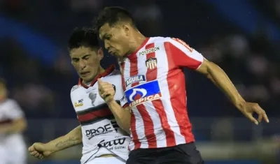 Teófilo Gutiérrez, delantero de Junior. 