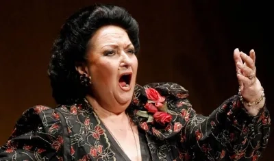 La soprano española Montserrat Caballé.