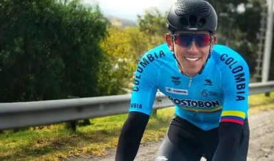 Juan Sebastián Molano, ciclista colombiano. 