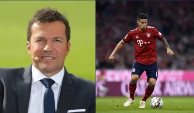 El exinternacional alemán Lothar Matthäus criticó duramente a James Rodríguez.
