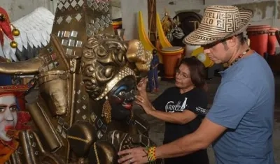 El artista plástico y maestro artesano Rubiel Badillo Romero.